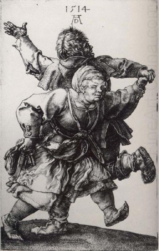 Dancing Peasant Couple, Albrecht Durer